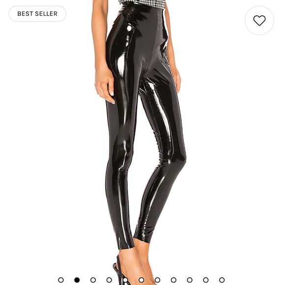 Faux Patent Leather Legging in Black | commando - Picture 3 of 8